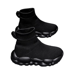 Nouvelles baskets en maille rétro respirantes pour enfants, chaussures de sport à enfiler légères, douces, antidérapantes, tendance, style décontracté pour la marche - Product Image 1