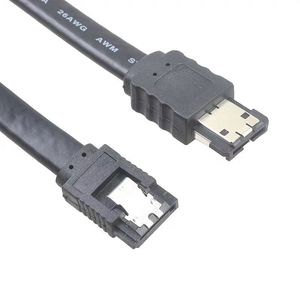 Sata To Esata Data <b>Cable</b> 26Awg Copper Black High Speed <b>Computer</b> Connection - Product Image 1