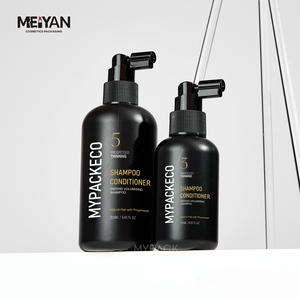 MYPACK Traitement de remplissage <span class=keywords><strong>tonique</strong></span> pour cheveux ronds noir boston PE-HD personnalisé Nettoyage du cuir chevelu Flacon pulvérisateur de 60ml 120ml avec buse longue - Product Image 4