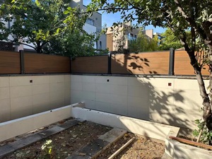 Sang trọng hàng rào gỗ tấm ngoài trời nó có thể được sử dụng trong cả hai khu vườn và courtyards. <span class=keywords><strong>fence</strong></span> pane lsprivacy hàng rào - Product Image 4