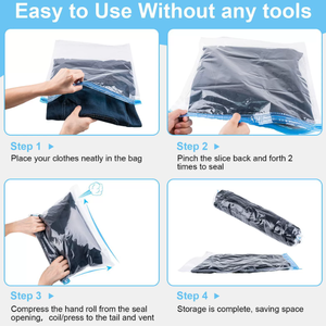 Sacchetto <span class=keywords><strong>Sottovuoto</strong></span> G-Custom in Plastica Resistente, Grande Capacità, Multiuso, per Organizzazione Vestiti, Viaggi e Stoccaggio Domestico - Product Image 6