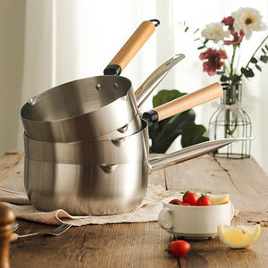 Casserole en acier inoxydable durable et écologique pour faire bouillir le lait, compatible avec les plaques à induction, design élégant Yukihira - Product Image 4