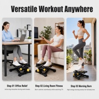 Appareil de fitness silencieux pour la perte de poids, mini stepper portable pour l'exercice cardio-vasculaire