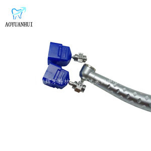 Mécanisme de pièce à main dentaire Aoyuanhui bleu argent haute vitesse universel pour tête de meulage dentaire - Product Image 1