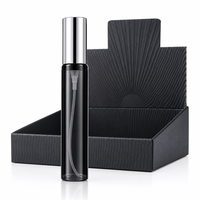 Flacon de parfum vide en verre 35 ml, bordeaux métallisé avec bouchon doré, flacon atomiseur de voyage rechargeable, vente en gros, étiquette personnalisée