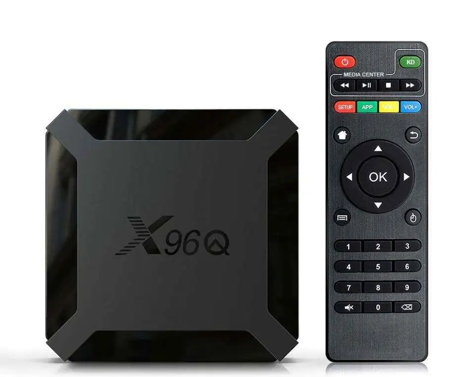 X96Q PRO 스마트 TV BOX 안드로이드 10.0 Allwyner H313 4k 2.4 및 5G 와이파이 2GB 16G 미디어 플레이어 셋톱 박스