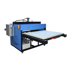 Semiautomática 100*120cm gran formato camiseta sublimación impresión hidráulica máquina de prensa de calor neumática para tela HOJA DE Metal - Product Image 4