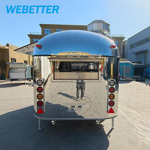 Carrello Fast Food in acciaio inossidabile per caffè gelato cucina Mobile da forno utilizzare un rimorchio per cibo di ristorazione completamente attrezzato - Product Image 3