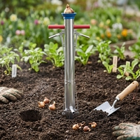 Semoir manuel en acier inoxydable pour légumes, outil de repiquage de choux, semoir de jardinage agricole