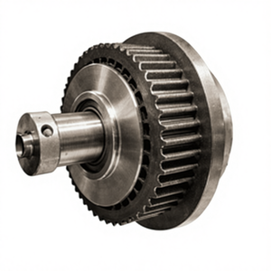 ลูกรอกไทม์มิ่ง T5 วัสดุเหล็ก แกนเฟือง ขนาดเส้นผ่านศูนย์กลางภายนอก 600 มม. สำหรับอุปกรณ์อัตโนมัติ ใช้สำหรับการเชื่อมต่อมอเตอร์กับพัดลม - Product Image 1