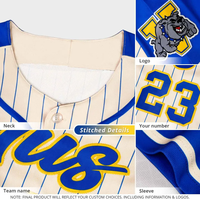 Maillot de baseball personnalisé pour équipe - 100% polyester, imperméable, antibactérien, séchage rapide, respirant, manches courtes, col en V, impression numérique DLP