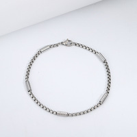 Bracelet tubulaire enveloppant en acier inoxydable, durable et inaltérable, pour homme, usage quotidien, bijoux de poignet à superposer, articles en gros
