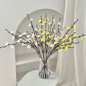 Ramas de Flores de Ciruelo Artificiales, Flores de Seda de Alta Simulación, Decoración para el Hogar de Año Nuevo Chino, Accesorios para Fotografía de Bodas - Product Image 1