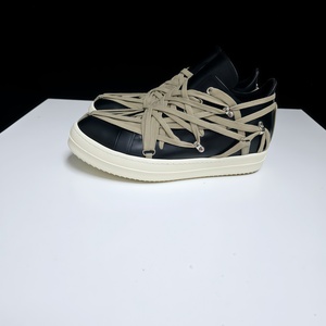 RO-38-44 Zapatillas de Diseñador para <span class=keywords><strong>Hombre</strong></span> de Alta Calidad, Transpirables, de Cuero Genuino, con Cordones, de Corte Bajo, con Suela Gruesa, Clásicas y Robustas con Correa - Product Image 2