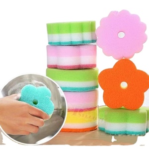 Di alta qualità durevole della cucina Scrubber spugna assorbente riciclare spugna di Silicone spugna <span class=keywords><strong>papà</strong></span> - Product Image 3