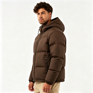 <span class=keywords><strong>Doudoune</strong></span> Homme de Haute Qualité, Manteau d'Hiver en Duvet d'Extérieur avec Capuche Ajustable et Fermeture Éclair Intégrale - Product Image 5