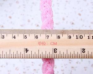 Luxury <strong>String</strong> of Bead Pearl Handmade Woven Braided Crystal Bling Headband Women Face Wash Headband Hair Accessories - Product Image 4