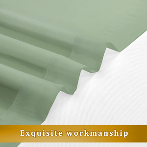 OWENIEシアーカーテンファブリックシアーリビングルームドレープとカーテン防音チュールウィンドウカーテン24インチ - Product Image 2