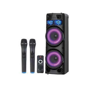 Karaoke Dual 12 pulgadas Polea Sistema de sonido Hifi Altavoz estéreo para exteriores Karaoke <span class=keywords><strong>Bt</strong></span> Altavoz con micrófono - Product Image 2
