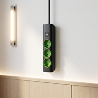 Prise de table AC Pheiyon personnalisable en couleur, 250V 16A, 3 prises Schuko, câble en cuivre haute pureté de 1,4 m, IP20, pour usage domestique et professionnel