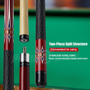 Oferta Especial: <span class=keywords><strong>Taco</strong></span> <span class=keywords><strong>de</strong></span> <span class=keywords><strong>Billar</strong></span> <span class=keywords><strong>de</strong></span> Madera <span class=keywords><strong>de</strong></span> Arce - Punta <span class=keywords><strong>de</strong></span> 13 mm, Unión Uni-loc, Patrón Floral Rosa, Color Marrón/Gris - Product Image 5