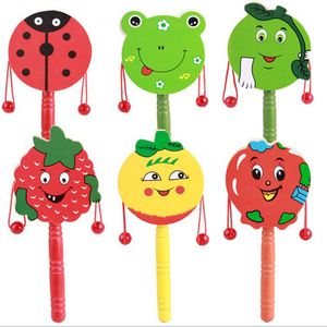 Popular Wooden Rattle <b>Drum</b> Traditional Wooden <b>Toy</b> Wood Wave <b>Drum</b> Rattle Musical <b>Toy</b> For Kids - Product Image 1