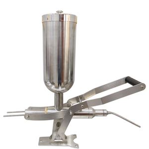 Petite machine manuelle pour la pâte de beurre de cacahuète et la garniture au chocolat, idéale pour les gâteaux, pains, beignets, churros et glaces à base de noix - Product Image 3