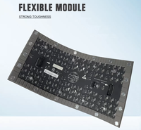 Module LED flexible GQY P1.86 320x160mm, panneau LED souple pliable pour écrans créatifs cylindriques et irréguliers