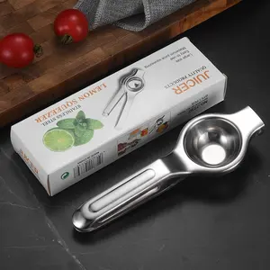 Produits de Cuisine Accessoires Maison Extracteur de Jus en Acier Inoxydable, <span class=keywords><strong>Presse</strong></span>-Agrumes Manuel pour Orange, Citron et Citron Vert - Product Image 1