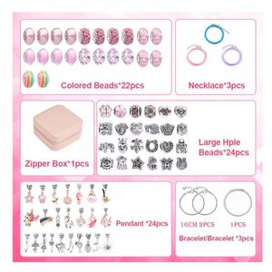 Luxury Platinum Plated 76pcs Bracelet for Women with Crystal Pendant Fashion Jewelry Trendy Stainless Steel <b>Beaded</b> Bracelet 2025 - Product Image 5