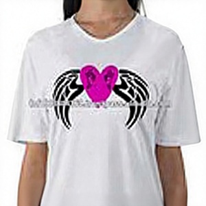 T-shirt oversize imprimé 100 % coton tricoté décontracté respirant avec logo, style streetwear hip-hop pour femme, été, écologique, grande taille - Product Image 1