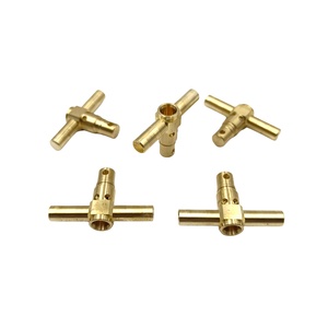 ชิ้นส่วนทองเหลืองทองแดง CNC แบบกำหนดเองที่มีความแม่นยำสูง บริการกลึง เจาะ เจียร แกะสลัก ชิ้นส่วนตามสั่ง - Product Image 2