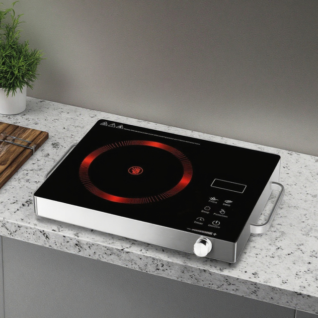 Hot Sales Silver Crest Induction Cooktop Electric Stove 2200W 3500W Induction Hob Single Burner Induction Infrared Cooker