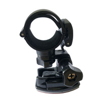 Tête de lampe torche de 28 mm/30 mm, support de lampe torche monté sur le côté du casque, base incurvée/plane, patin adhésif, pince DV