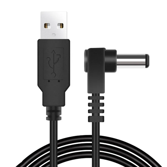 OEM Customized USB to DC Adapter Cable 5V-12V 6V 4mm 2.1mm Male Plug for Printer & Smart Devices CE/FCC Certified