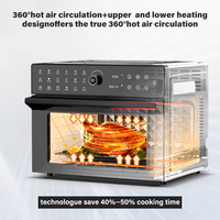 Four à friture saine à air chaud avec technologie de convection haute température, pour une cuisson sans huile, rôtissage et grille-pain, avec minuterie pour des repas rapides et délicieux