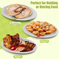 Assiette alimentaire ovale en bagasse de canne à sucre 10x8 pouces, compostable, portable, jetable, en pulpe durable, marron, produits en bagasse de canne à sucre