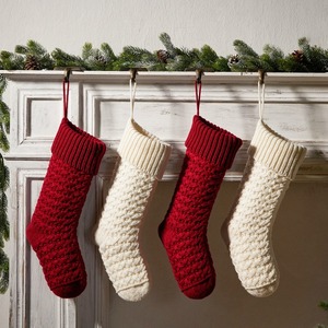Vente en gros de chaussettes de Noël personnalisées en tricot Fair Isle <span class=keywords><strong>bas</strong></span> Boho pour cintres d'arbre de Noël chaussettes de vacances décoratives scandinaves - Product Image 6