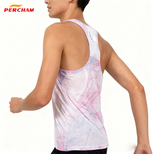 Camiseta sin mangas duradera personalizada Unisex 90% poliéster para correr <span class=keywords><strong>Popa</strong></span> De Mujer transpirable sin mangas para entrenamientos de Maratón - Product Image 4
