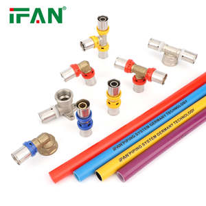 IFAN Vente chaude Raccord <span class=keywords><strong>multicouche</strong></span> Tubo Multicapa U <span class=keywords><strong>TH</strong></span> PN25 Raccord de tuyauterie <span class=keywords><strong>multicouche</strong></span> Raccord PEX Raccord à sertir en laiton - Product Image 2