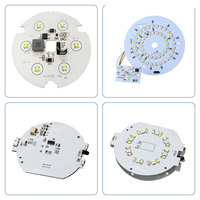 Cartes de circuits imprimés (PCBA) LED clés en main personnalisées, composants d'assemblage électronique, cartes PCB vierges en matériau de base FR-4 pour fabricants d'éclairage