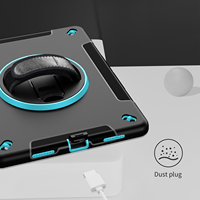 [ pour iPad Air 8e génération ] Étui de protection robuste antichoc avec support rotatif à 360° pour iPad Air 8e génération 11 pouces, étui M4 2026 A3463