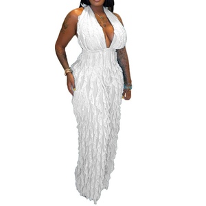 Combinaison sexy sans manches à motif ondulé pour femme, taille haute, tendance, best-seller - Product Image 5