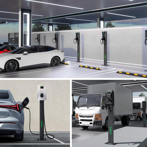 Pilier de recharge pour véhicules électriques Type 1/2, nouveau support en acier inoxydable avec fixation pour chargeur EV - Product Image 3