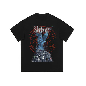 T-shirt basique vintage à manches courtes 100 % coton imprimé directement, style streetwear américain, coupe ample, pour hommes et femmes, style Vibe Hip-Hop - Product Image 6