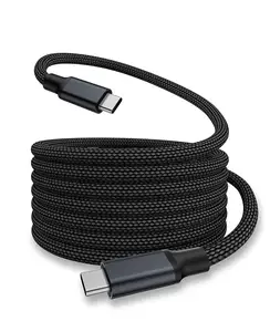 Hot Sale 240W Magnetic Auto Storage Cable Strong Magnet Ctype To C Fast Charging Pure Copper Braided Magnetic Cable For Iphone