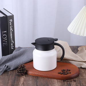 Vente en gros de <span class=keywords><strong>théière</strong></span> isolée sous vide en acier inoxydable 316 de 34oz 1L <span class=keywords><strong>avec</strong></span> logo personnalisé, bouilloire <span class=keywords><strong>avec</strong></span> <span class=keywords><strong>infuseur</strong></span> pour garder le chaud et le froid - Product Image 4