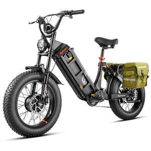 Bicicleta eléctrica eAhora Juliet 3 III de doble motor, 52V 60AH, batería de litio, aleación de acero, 5 niveles de asistencia, para adultos. - Product Image 1