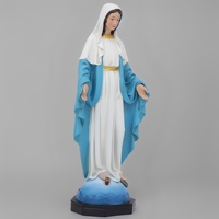 Statues religieuses catholiques en résine, vente en gros d'usine, statue de la Vierge Marie, mère de Jésus, moule, statue chrétienne pour femmes