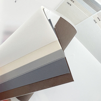 Tela Opaca Blanca Lisa con Patrón Horizontal Integrado para Ventanas Francesas, con Cordón, Duradera y Anti-UV, Precio de Mayoreo Fortune Factory